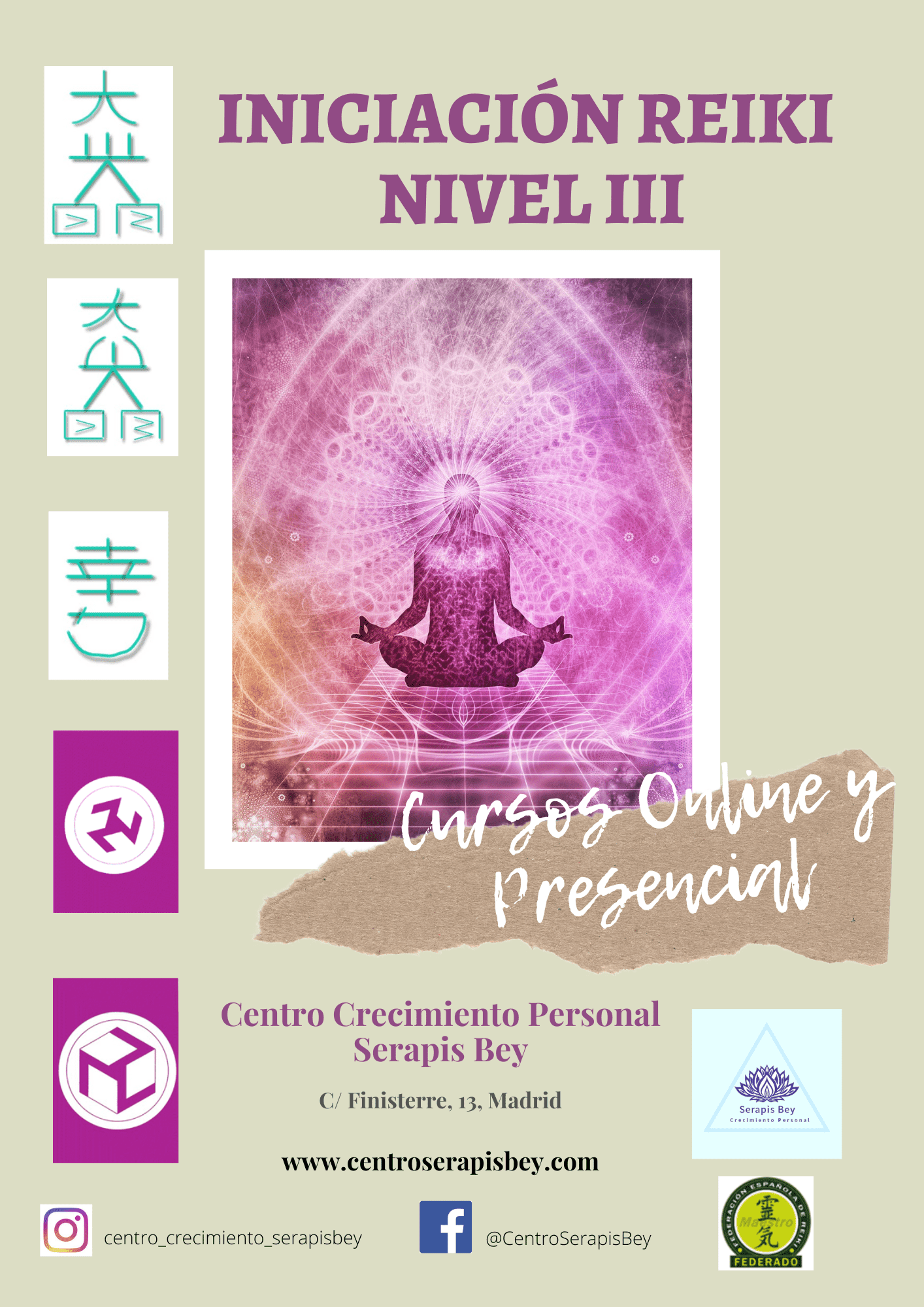 Cursos Reiki Nivel III
